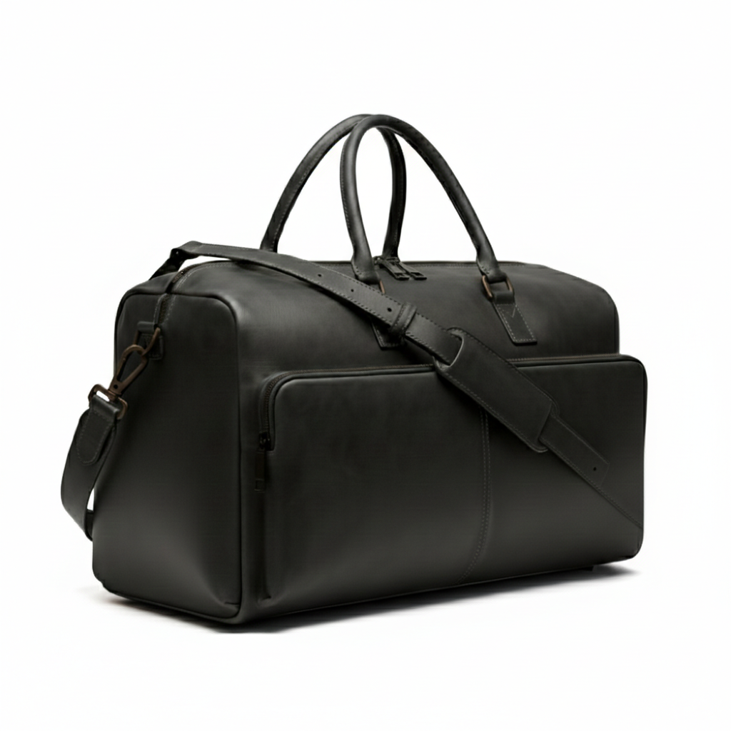 Men’s Duffle Bag – Distressed Leather Weekender
