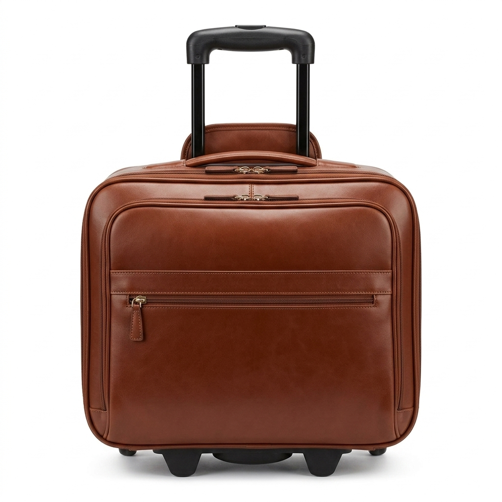 Leather Laptop Roller Case
